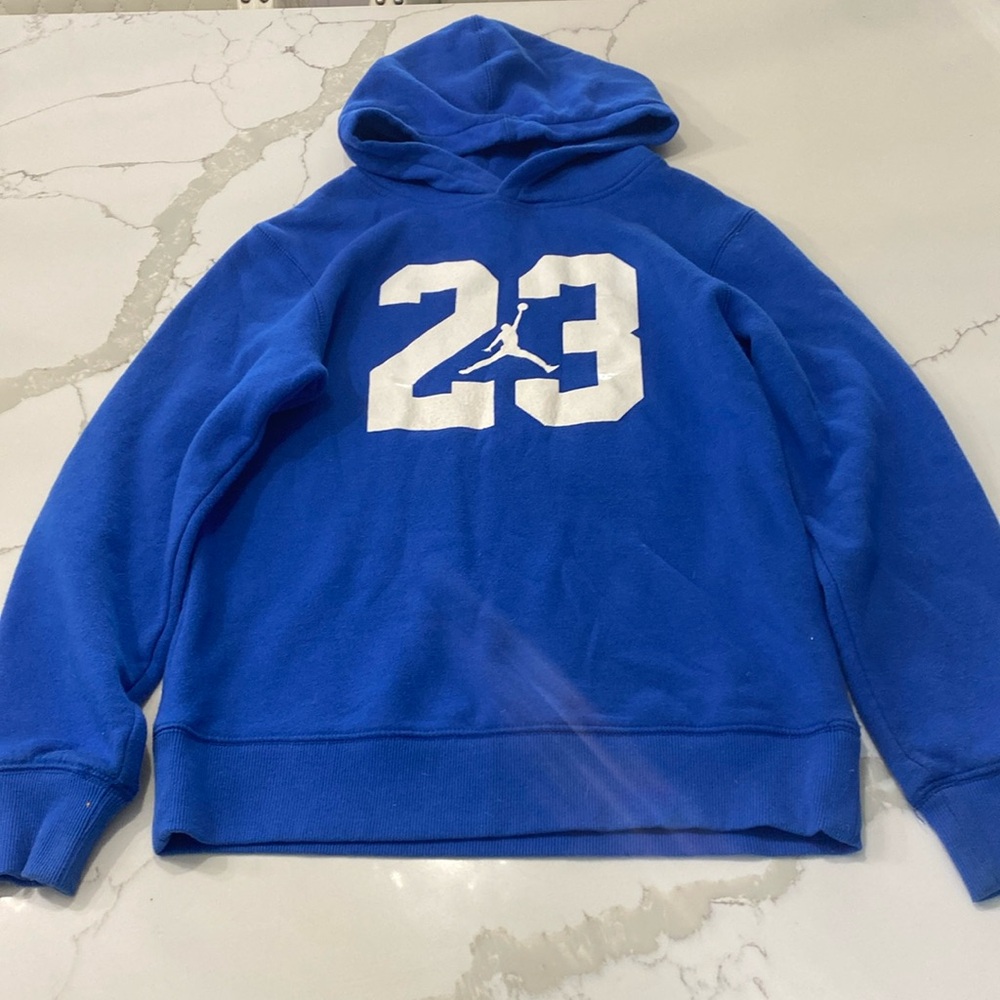 Jordan’s sweatshirt